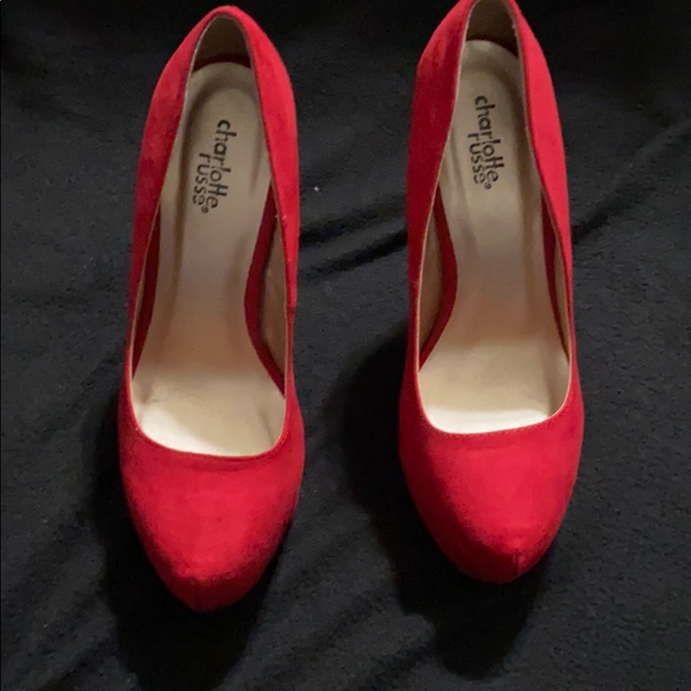 Red high heels